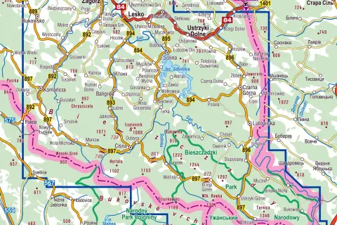Solina na mapie Polski: Gdzie dokładnie leży perła Bieszczad?