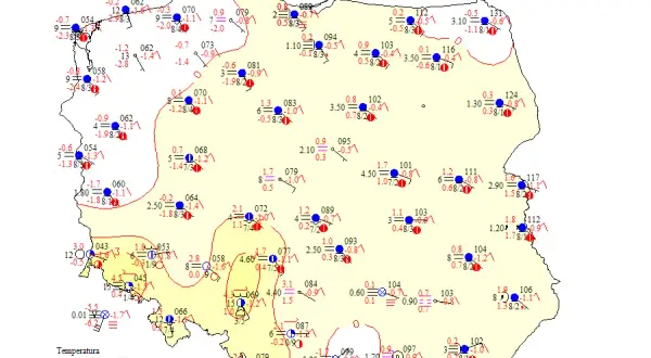 Gdzie znajdują się stacje meteorologiczne IMGW w Polsce? Mapa