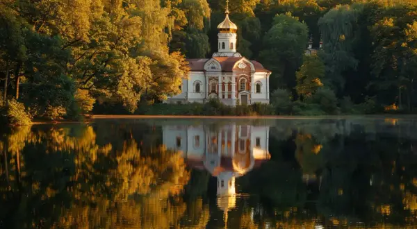 Kościół w Pisku:  Piękna Zabytkowa cerkiew w sercu Mazur