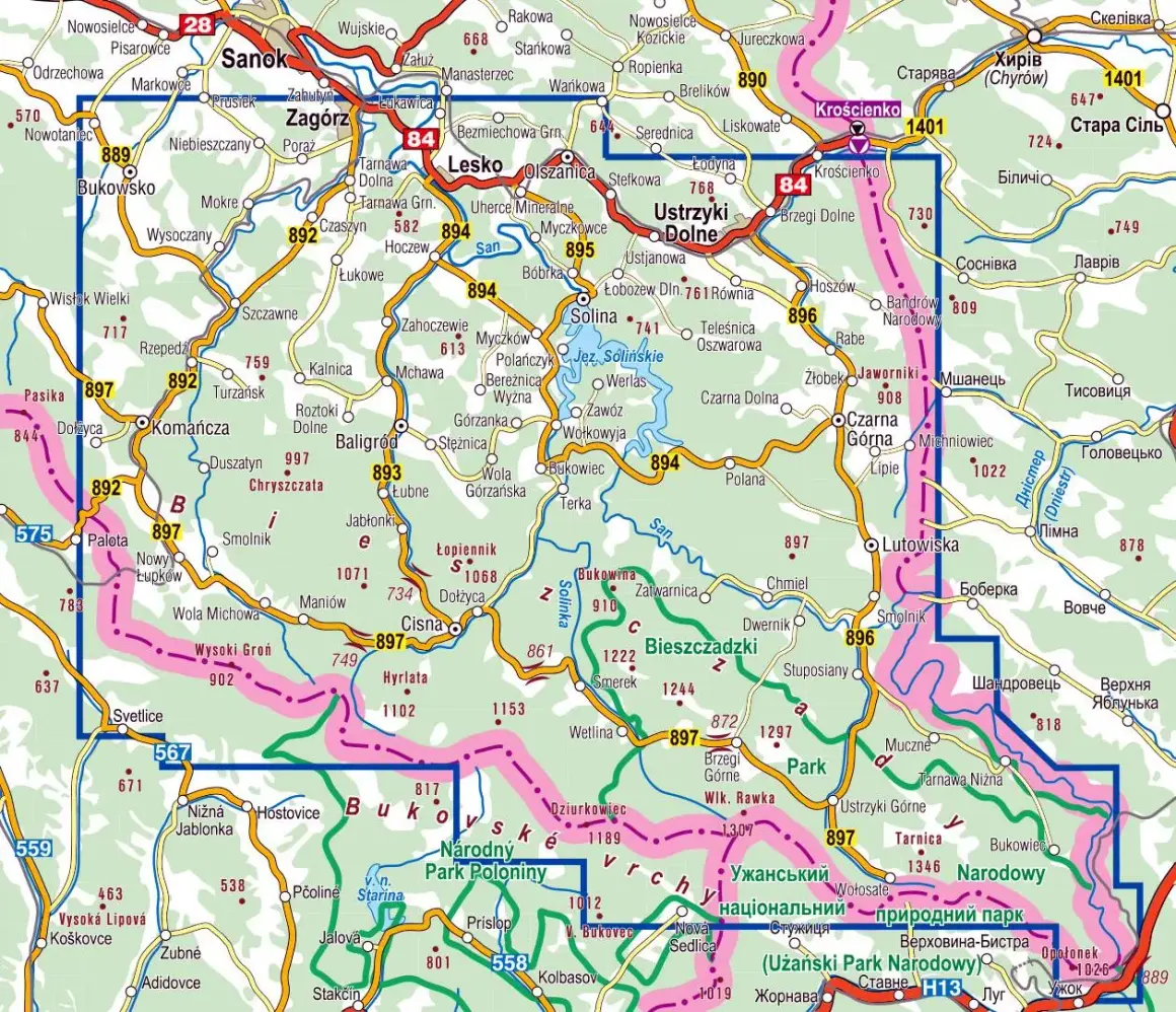 Solina na mapie Polski: Gdzie dokładnie leży perła Bieszczad?