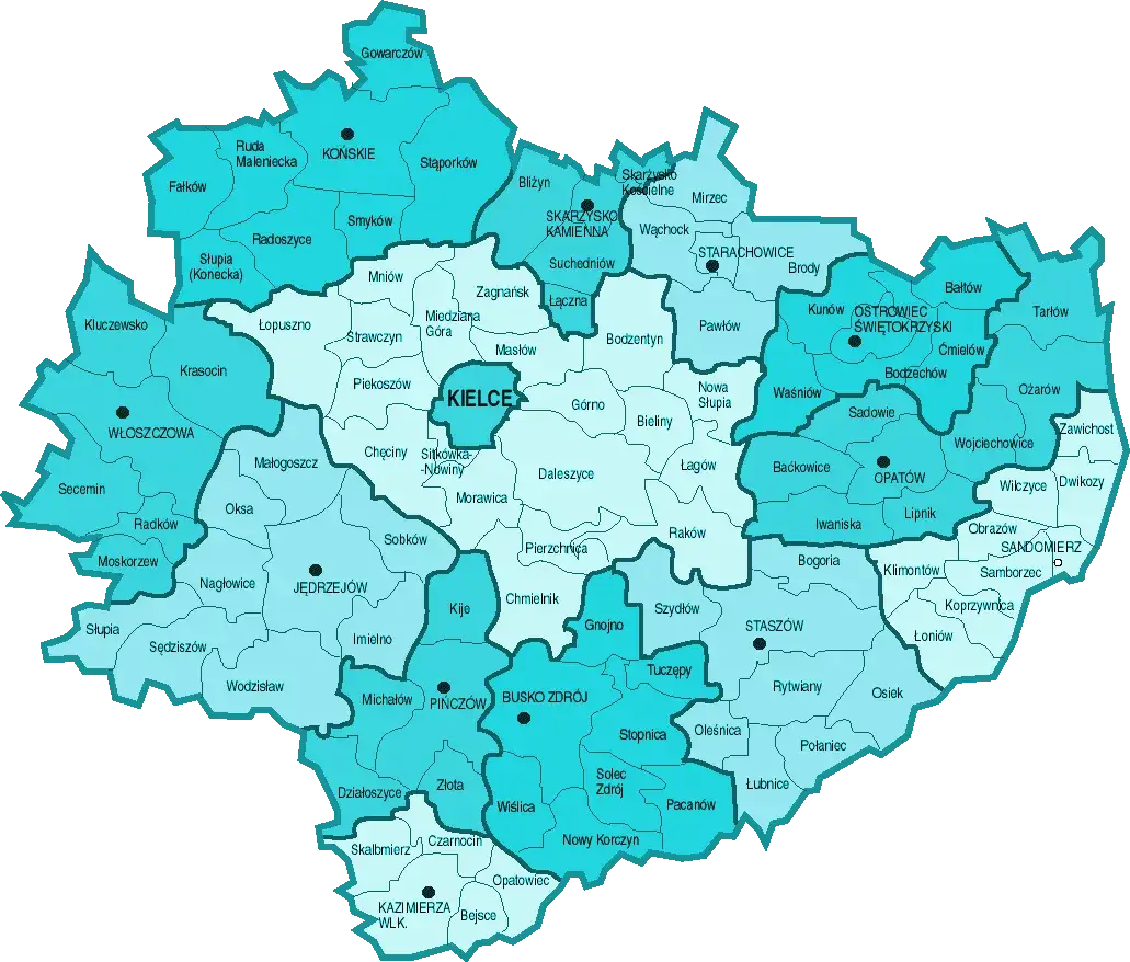 Zdjęcie Gdzie jest województwo świętokrzyskie? Odkryj jego granice i sąsiadów
